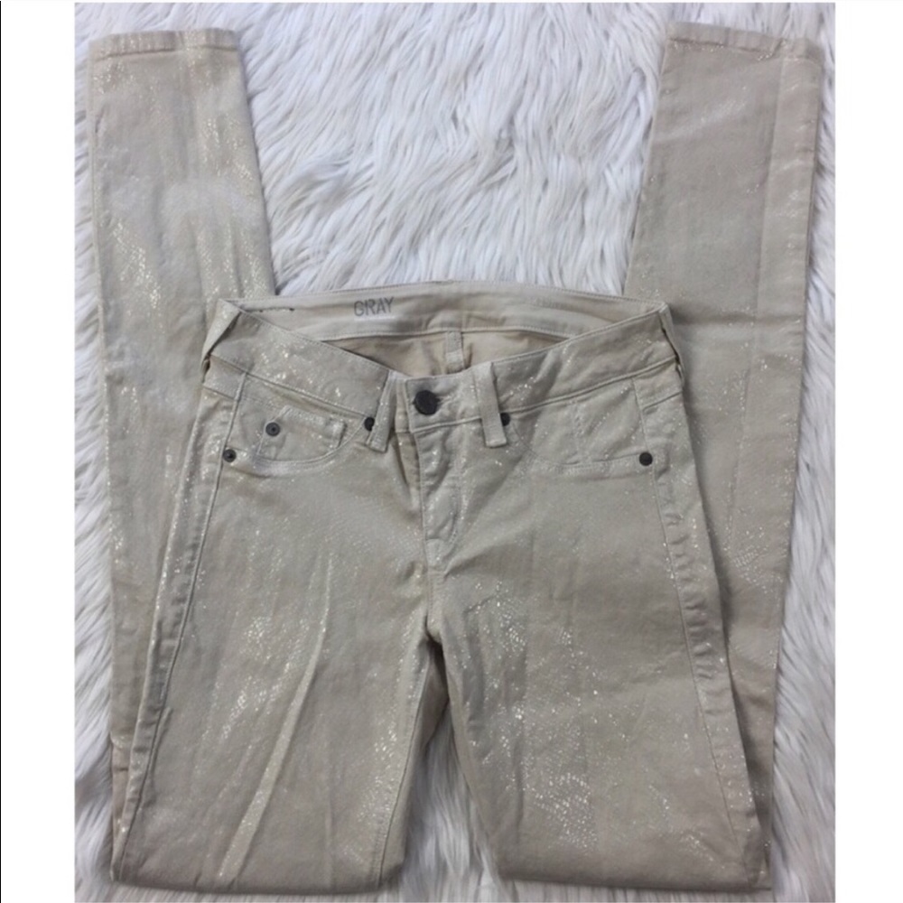 Off White Saks Fifth Avenue Shiny Snake skin Pants